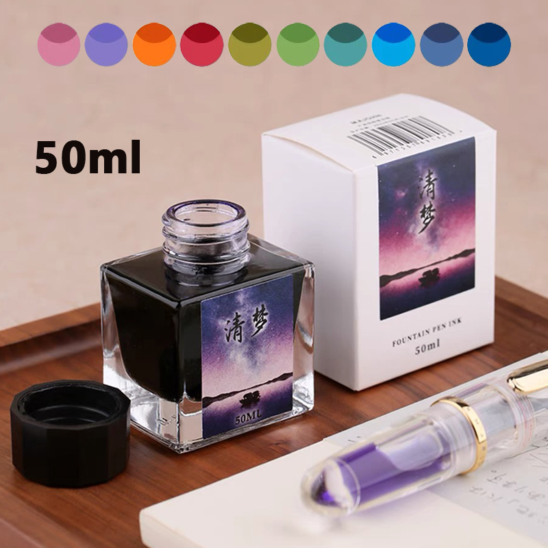 Fountain Pen Bottled Ink - MAJOHN 50ml Caneta tinteiro Tinta Várias