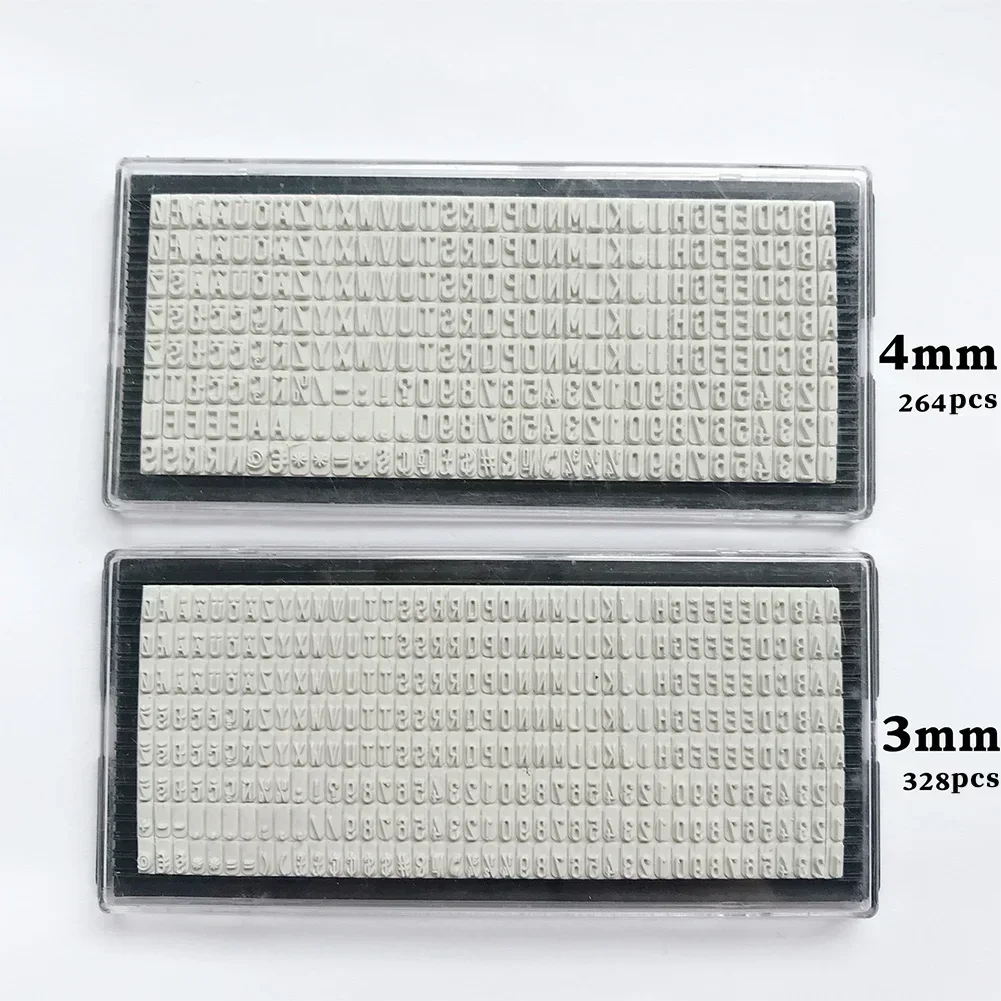 Rubber Date Stamp - 3mm/4mm/6.4mm diy carimbo personalizado letras digitais