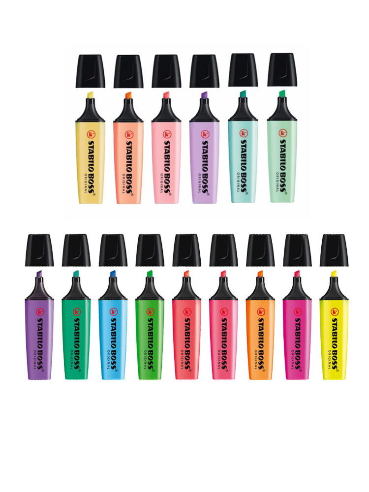 Stabilo Marker Boss - Estabilo boss canetas original pastel highlighter