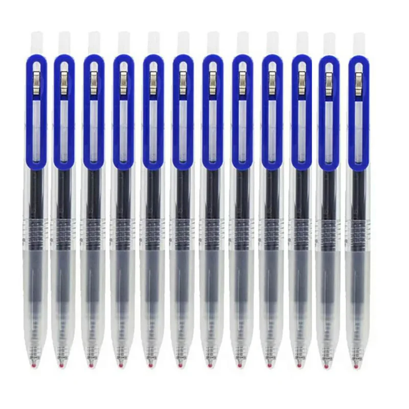 Muji Stationery Gel Pen - 1/3 Pçs/set 0.5mm Canetas Gel Estudante