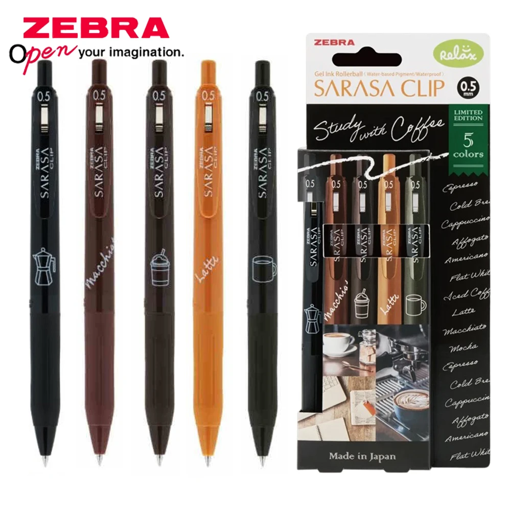 Zebra Pen Sarasa - 3/5 pçs novo japão zebra gel