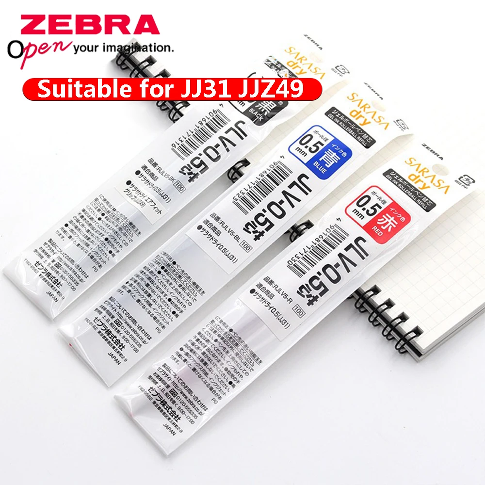 3 pçs zebra JLV-0.5 recargas d - Zebra Pen Sarasa avaliação e preço