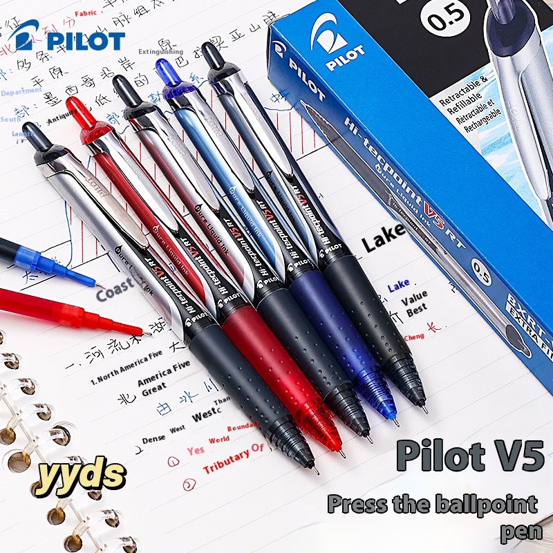 Caneta de gel retrátil piloto  - Pilot Pen V5 avaliação e preço