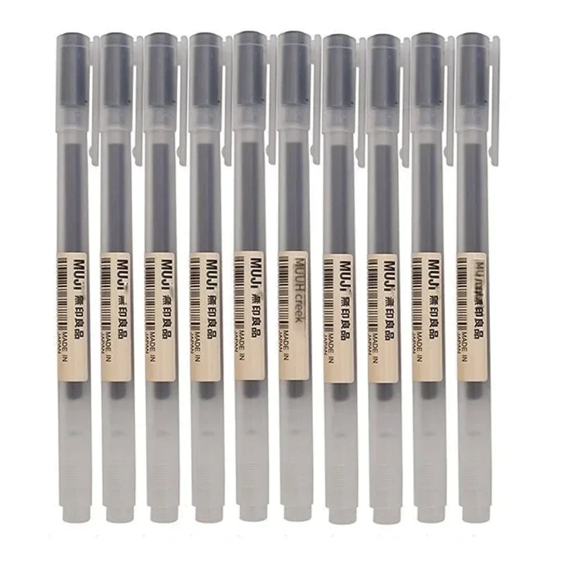 Conjunto de 6/8 Canetas Gel MU - Muji Stationery Gel Pen avaliação e preço