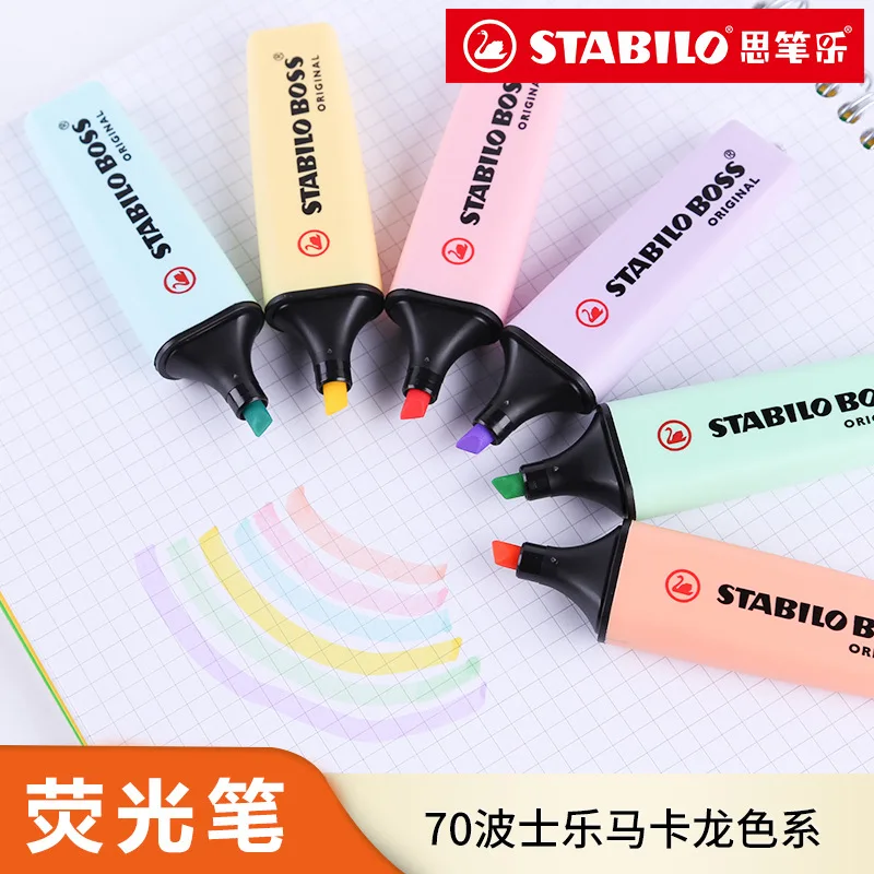 6 cores STABILO BOSS Macaron C - Stabilo Marker Boss avaliação e preço