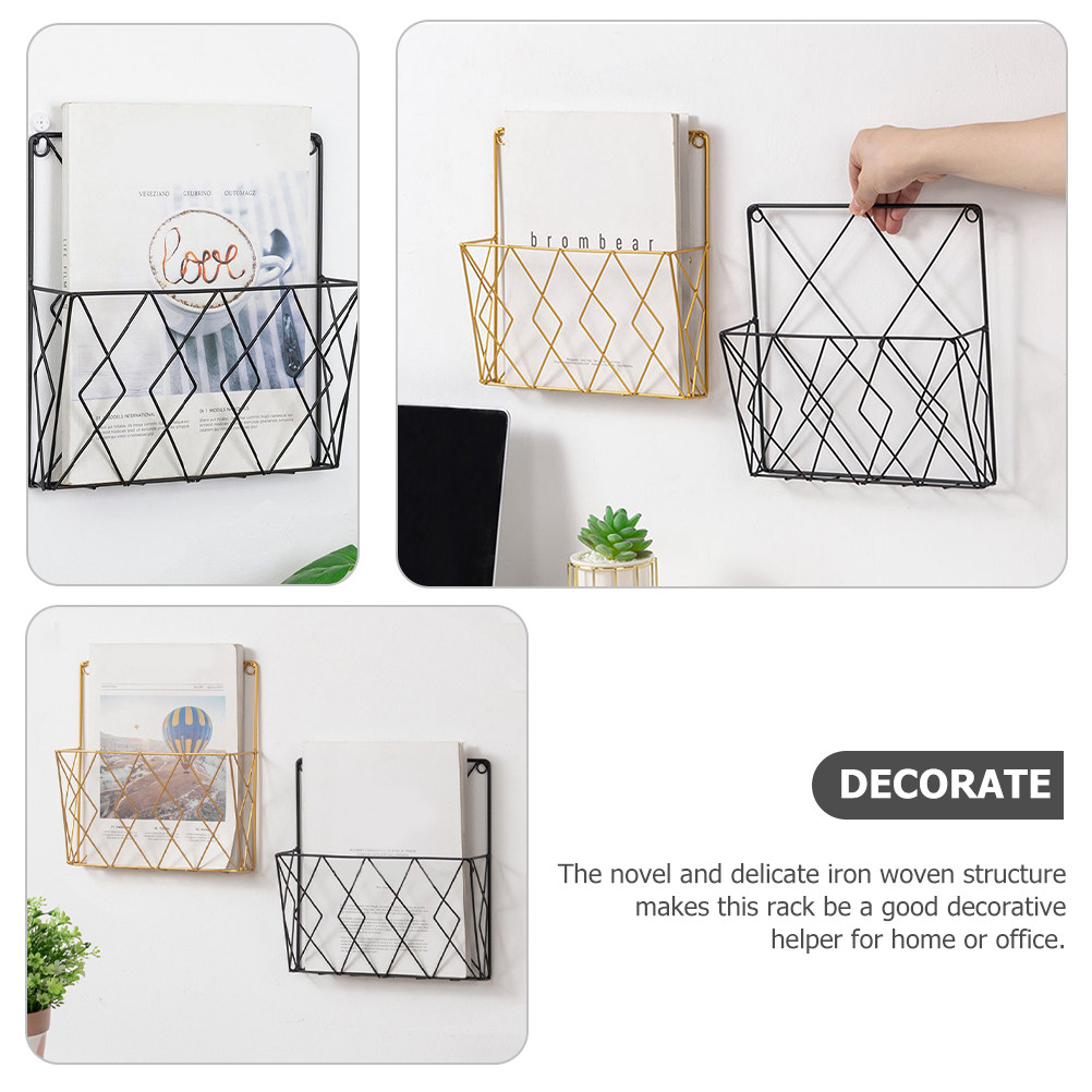 2 Peças Organizador de Arquivo - Magazine Holder Rack avaliação e preço