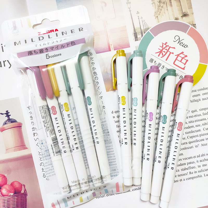 Novos marcadores iluminadores  - Zebra Pen Sarasa avaliação e preço