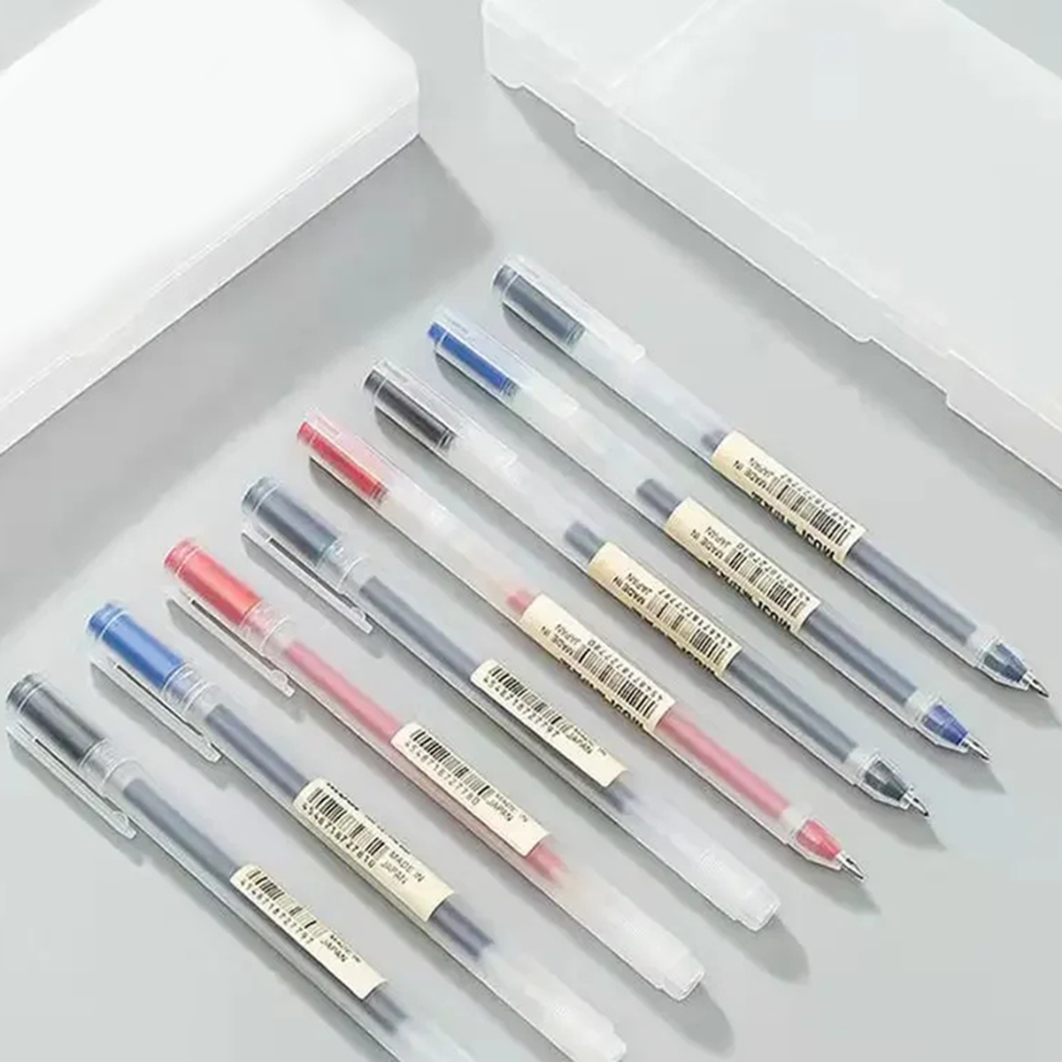 3-6 Pçs/set 0.38mm Kawaii MUJI - Muji Stationery Gel Pen avaliação e preço