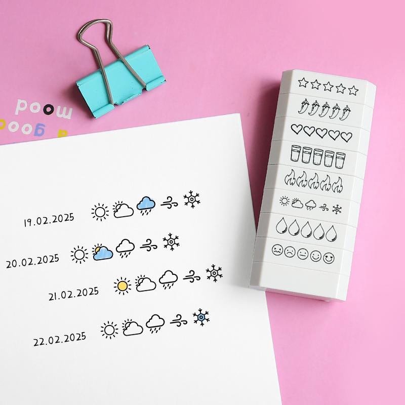 Carimbo de 8 Camadas com Class - Rubber Date Stamp avaliação e preço