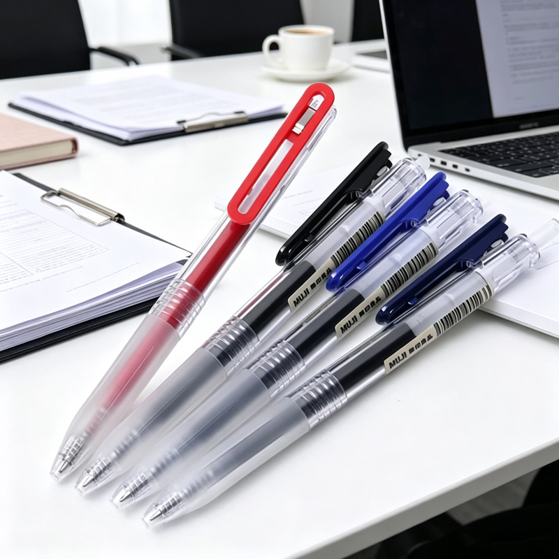 Canetas Gel Retráteis MUJI de  - Muji Stationery Gel Pen avaliação e preço