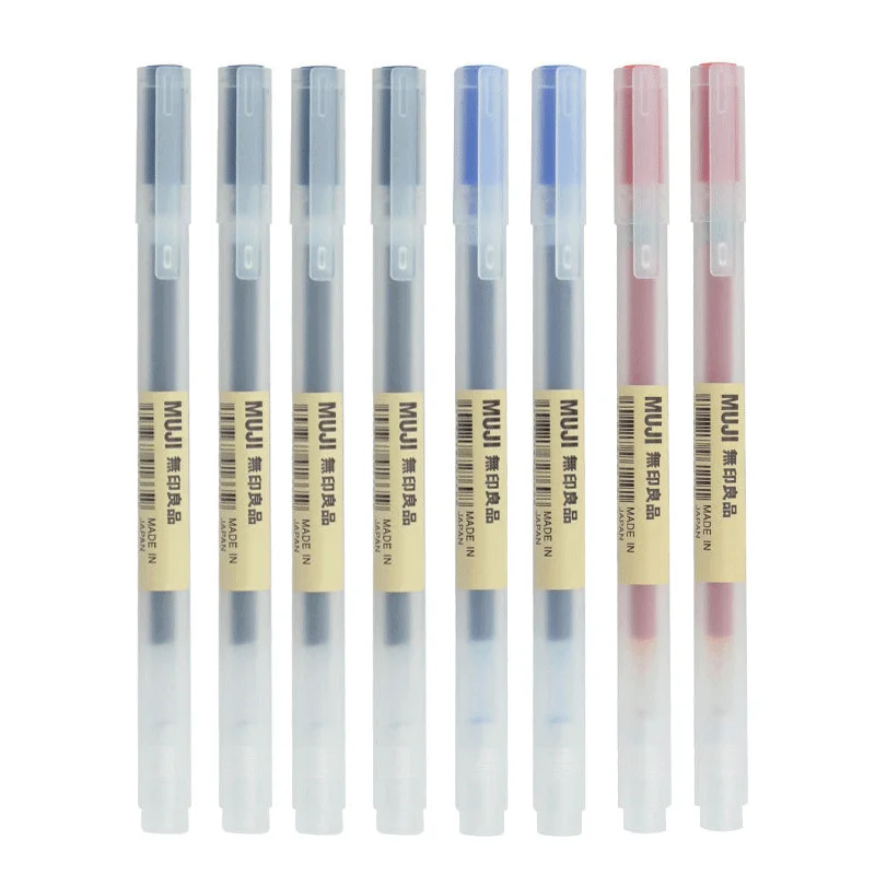 6/8 Pçs/set Kawaii MUJIs Canet - Muji Stationery Gel Pen avaliação e preço