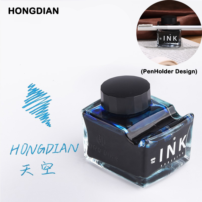 Hongdian 70/60/18ml canetas ti - Fountain Pen Bottled Ink avaliação e preço