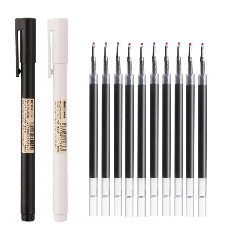 Canetas Gel Ponta Fina Preta 0 - Muji Stationery Gel Pen avaliação e preço