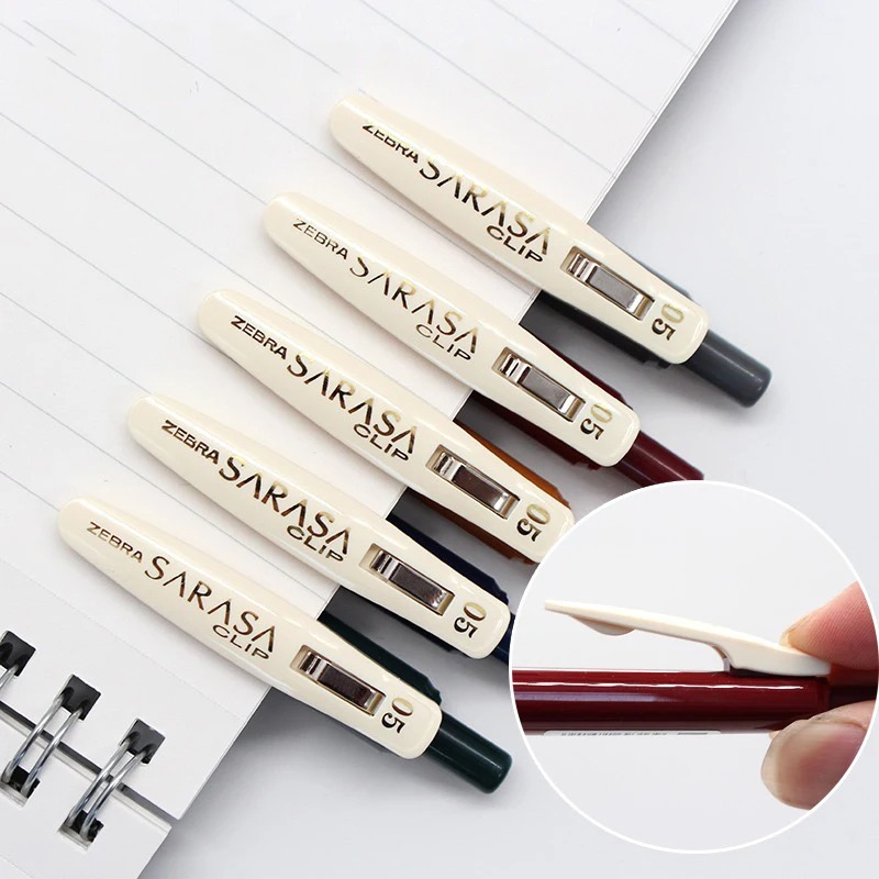 Canetas de gel retrô japonesas - Zebra Pen Sarasa avaliação e preço