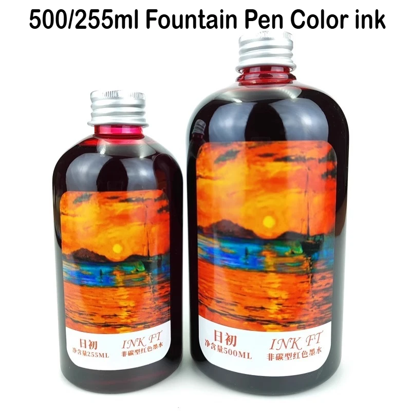 500ml/255/50ml 24 cores engarr - Fountain Pen Bottled Ink avaliação e preço