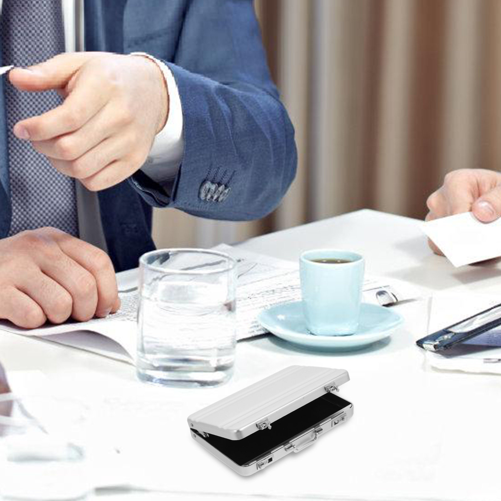 Caixa Compacta de Alumínio par - Card Index Box avaliação e preço