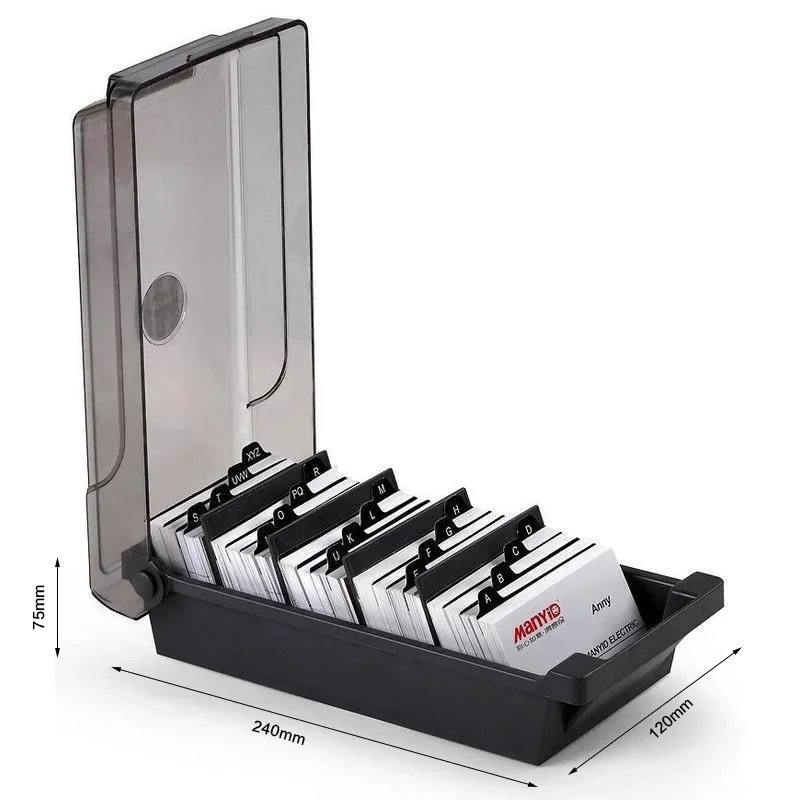 Porta-cartões de visita, caixa - Card Index Box avaliação e preço