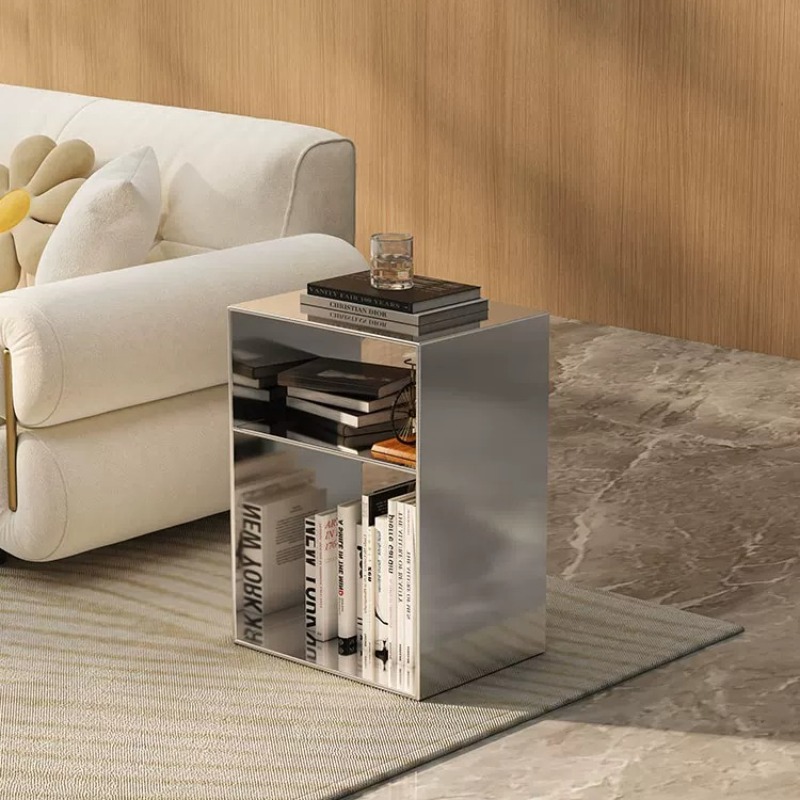 Mesa de Café em Aço Inoxidável - Magazine Holder Rack avaliação e preço