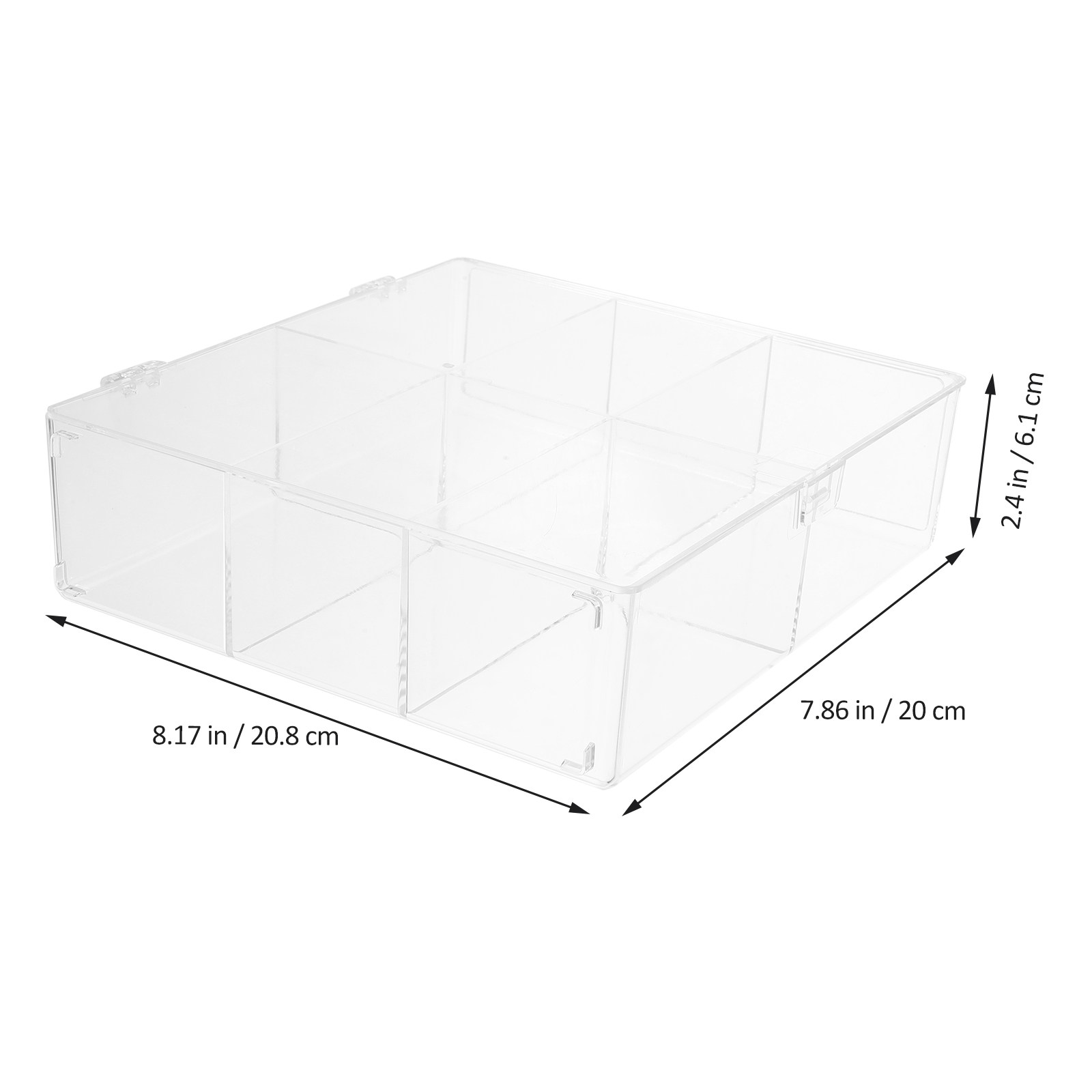 Caixa de Armazenamento Plástic - Card Index Box avaliação e preço