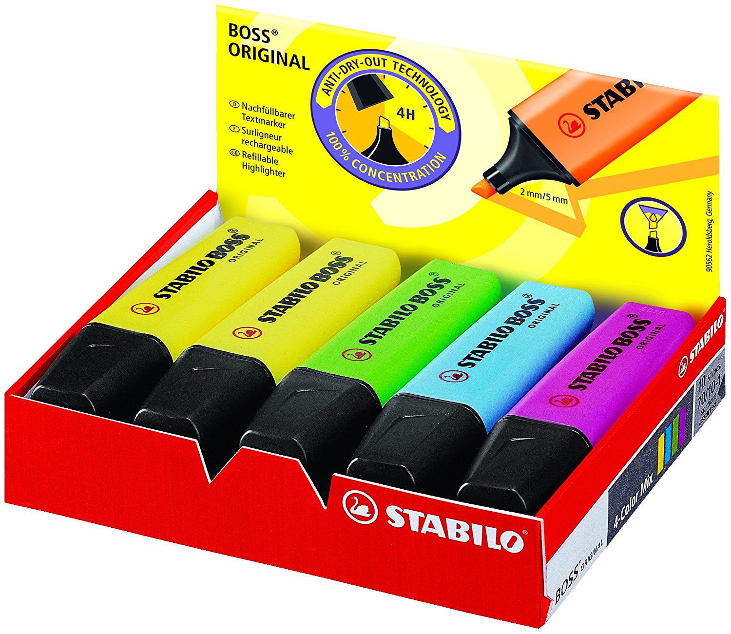 Marcador text-estabilo boss or - Stabilo Marker Boss avaliação e preço