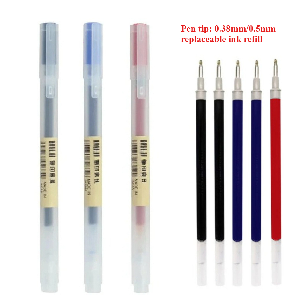 Refil de Tinta 0.38/0.5mm para - Muji Stationery Gel Pen avaliação e preço